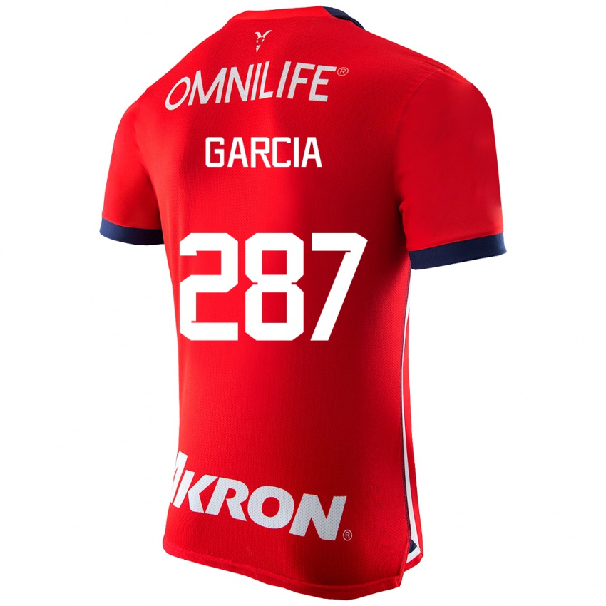 Herren Gael García #287 Rot Heimtrikot Trikot 2023/24 T-Shirt Schweiz