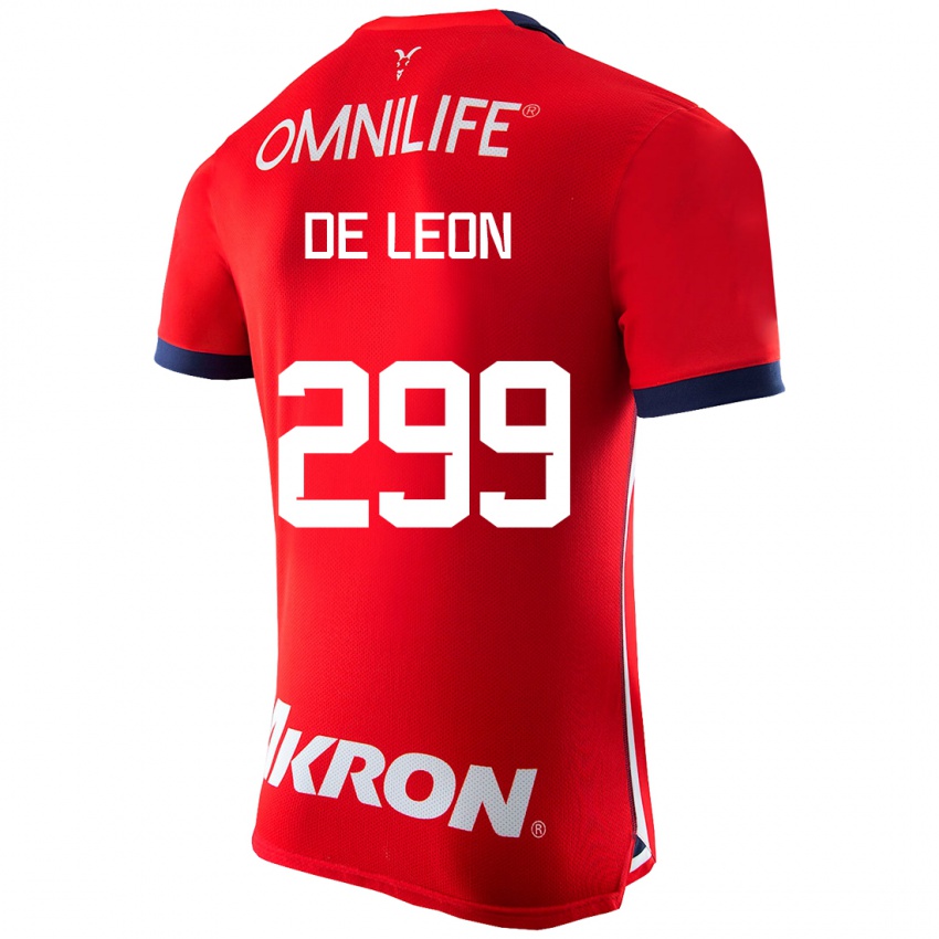 Herren Jared De León #299 Rot Heimtrikot Trikot 2023/24 T-Shirt Schweiz