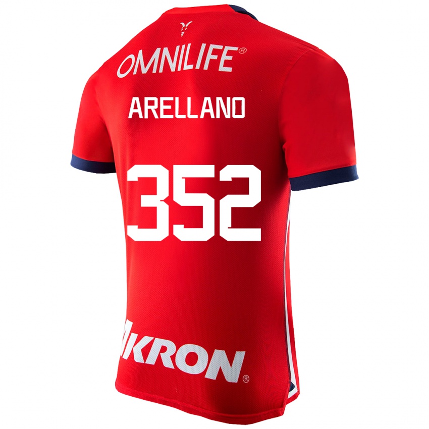 Herren Santiago Arellano #352 Rot Heimtrikot Trikot 2023/24 T-Shirt Schweiz