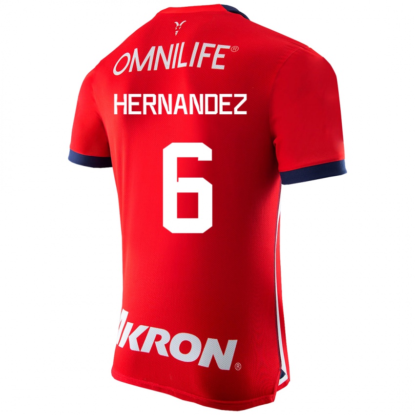 Herren Ana Camila Hernández #6 Rot Heimtrikot Trikot 2023/24 T-Shirt Schweiz