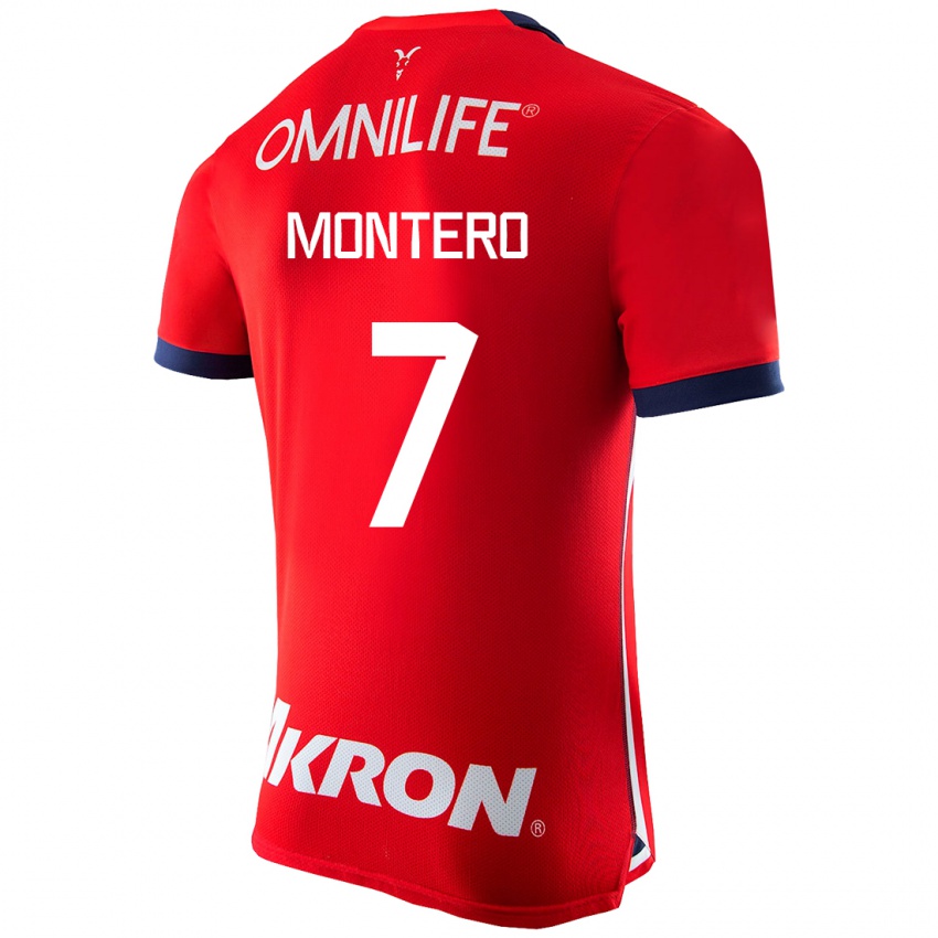Herren Casandra Montero #7 Rot Heimtrikot Trikot 2023/24 T-Shirt Schweiz