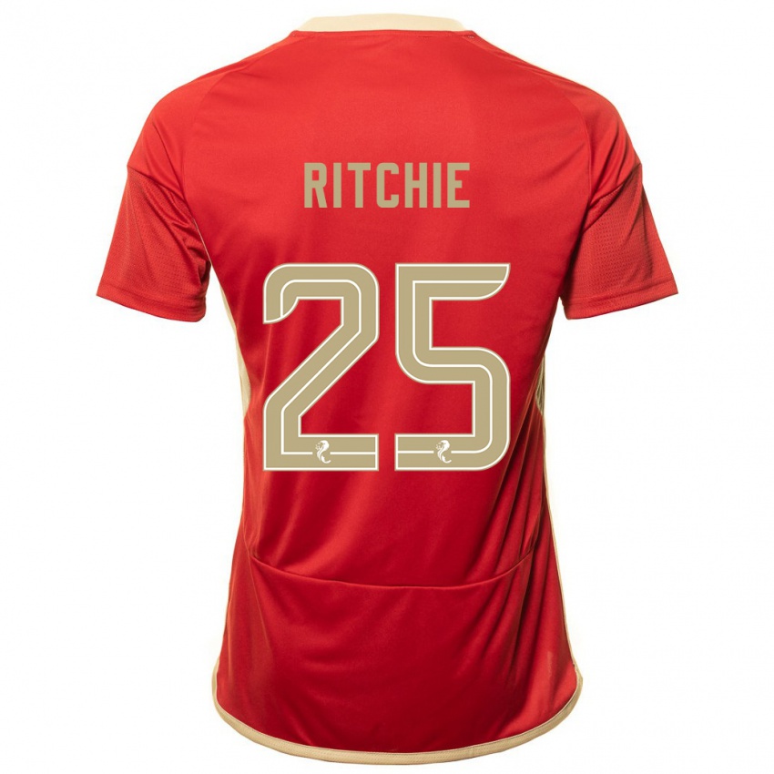 Herren Tom Ritchie #25 Rot Heimtrikot Trikot 2023/24 T-Shirt Schweiz