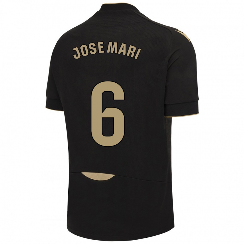 Homme Maillot José Mari #6 Noir Tenues Extérieur 2023/24 T-Shirt Suisse