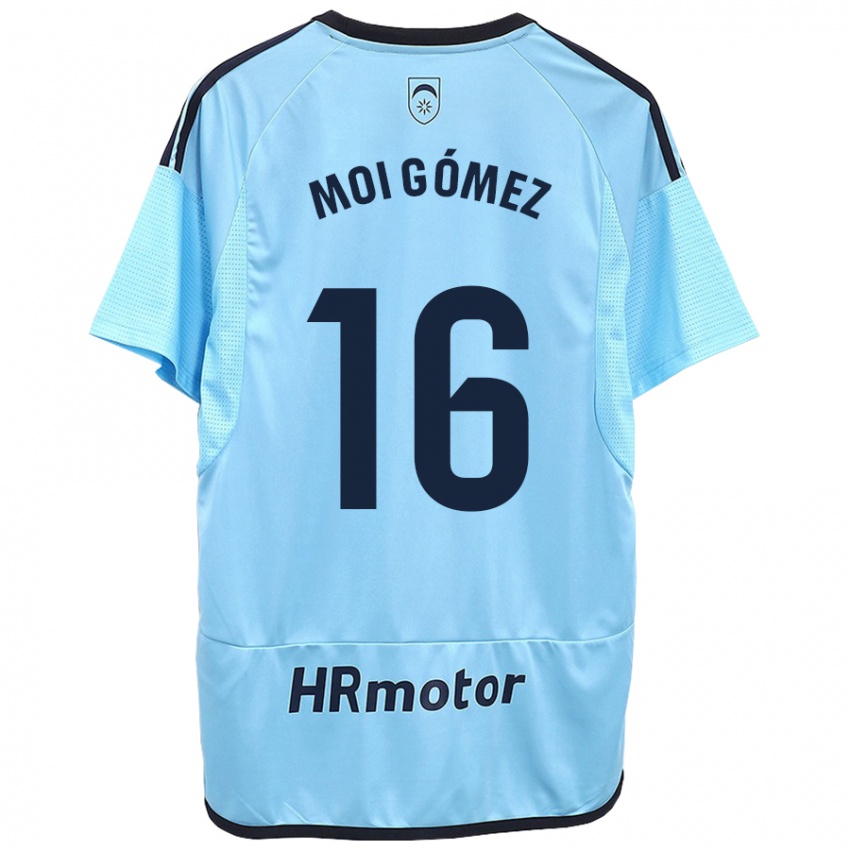 Homme Maillot Moi Gomez #16 Bleu Tenues Extérieur 2023/24 T-Shirt Suisse