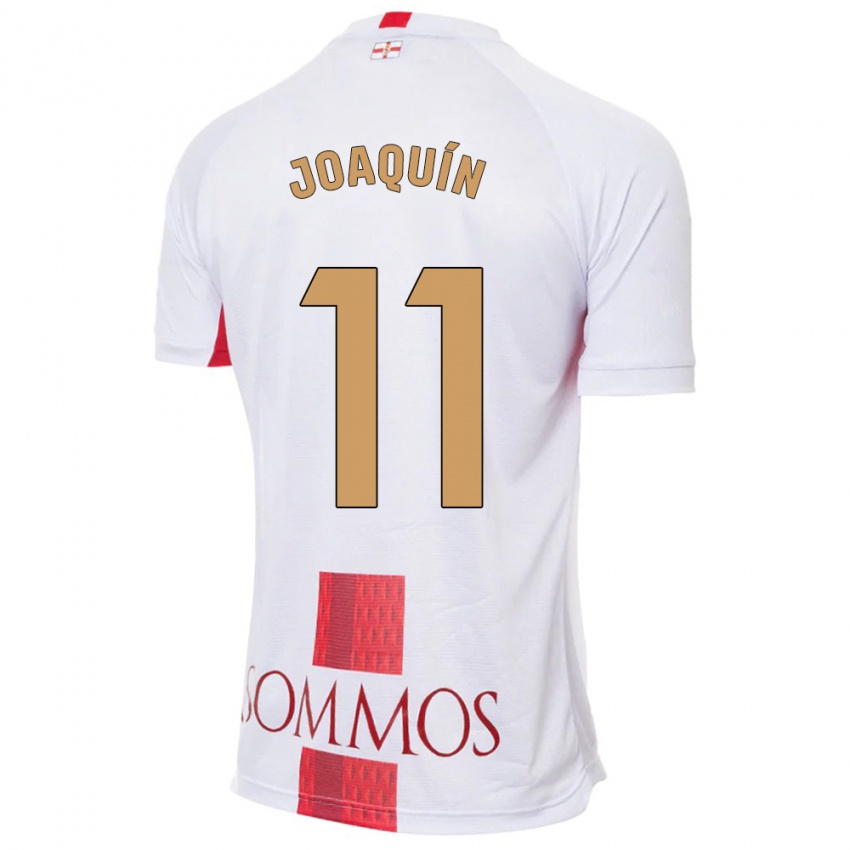 Homme Maillot Joaquin Munoz #11 Blanc Tenues Extérieur 2023/24 T-Shirt Suisse