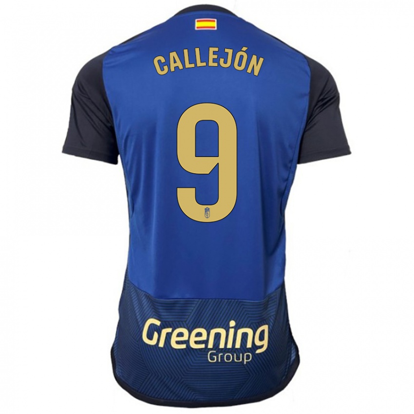 Homme Maillot Jose Callejon #9 Marin Tenues Extérieur 2023/24 T-Shirt Suisse