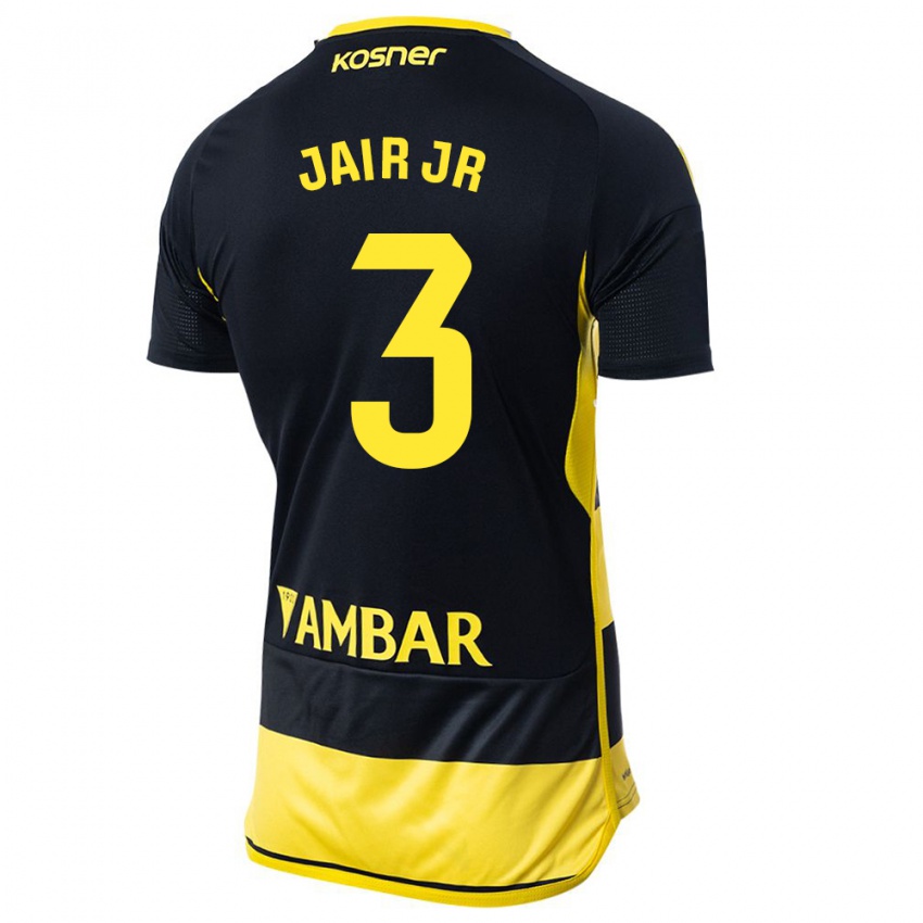Herren Jair Amador #3 Schwarz Gelb Auswärtstrikot Trikot 2023/24 T-Shirt Schweiz