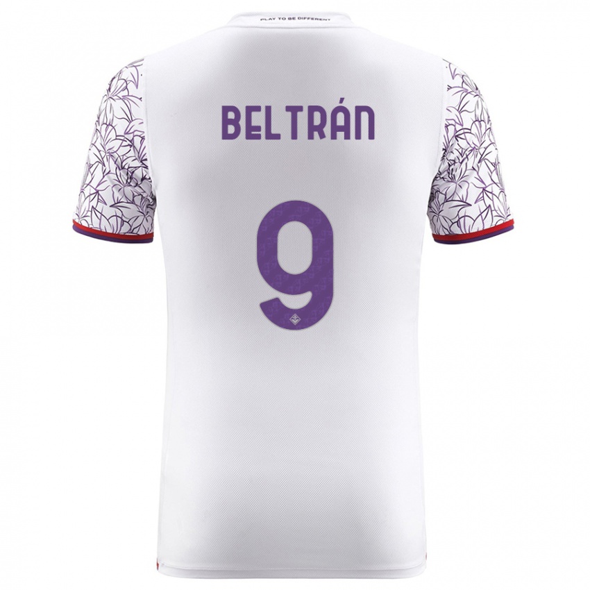 Herren Lucas Beltrán #9 Weiß Auswärtstrikot Trikot 2023/24 T-Shirt Schweiz