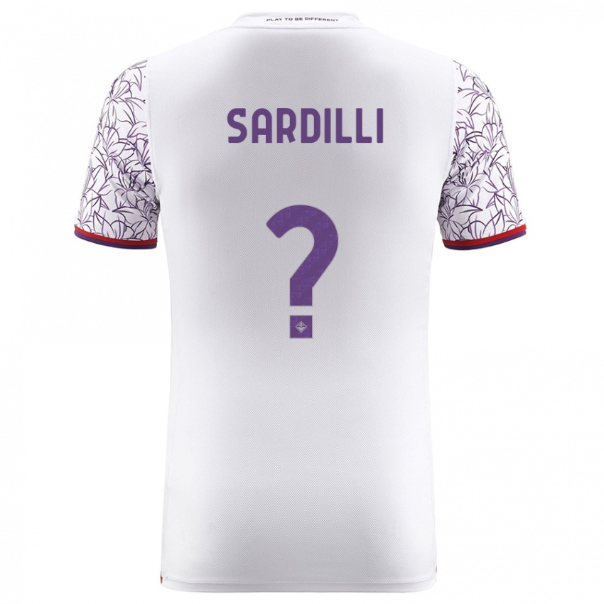 Herren Davide Sardilli #0 Weiß Auswärtstrikot Trikot 2023/24 T-Shirt Schweiz