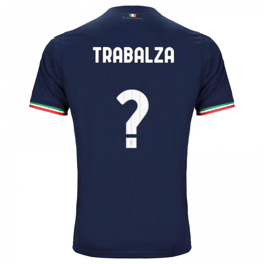 Homme Maillot Alessandro Trabalza #0 Marin Tenues Extérieur 2023/24 T-Shirt Suisse