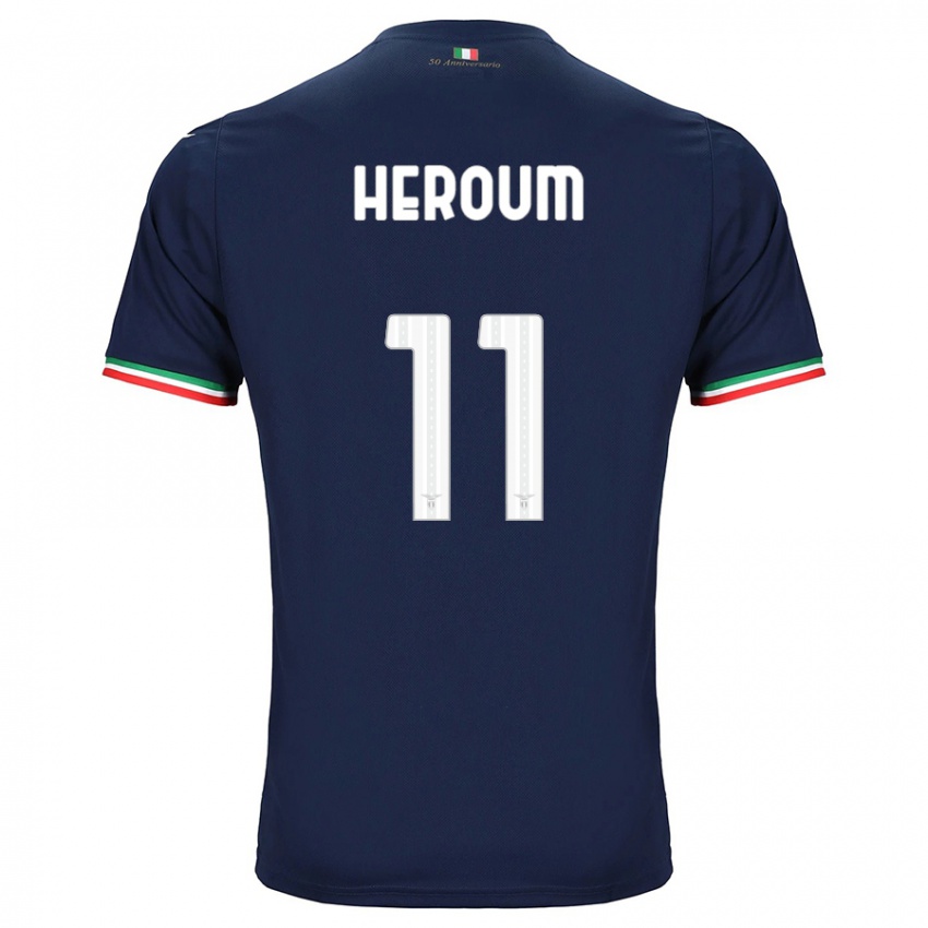 Homme Maillot Nora Heroum #11 Marin Tenues Extérieur 2023/24 T-Shirt Suisse