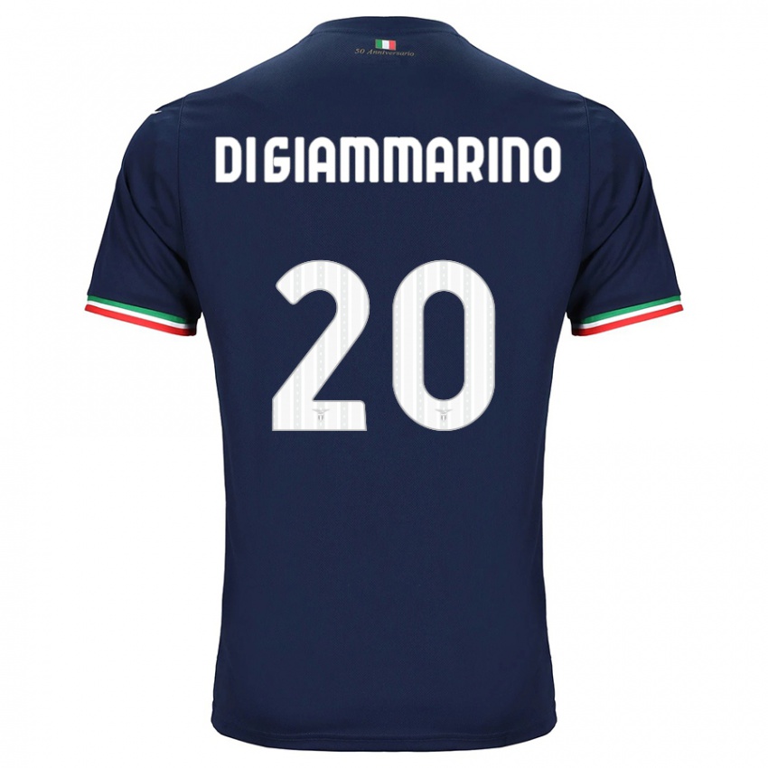 Homme Maillot Virginia Di Giammarino #20 Marin Tenues Extérieur 2023/24 T-Shirt Suisse