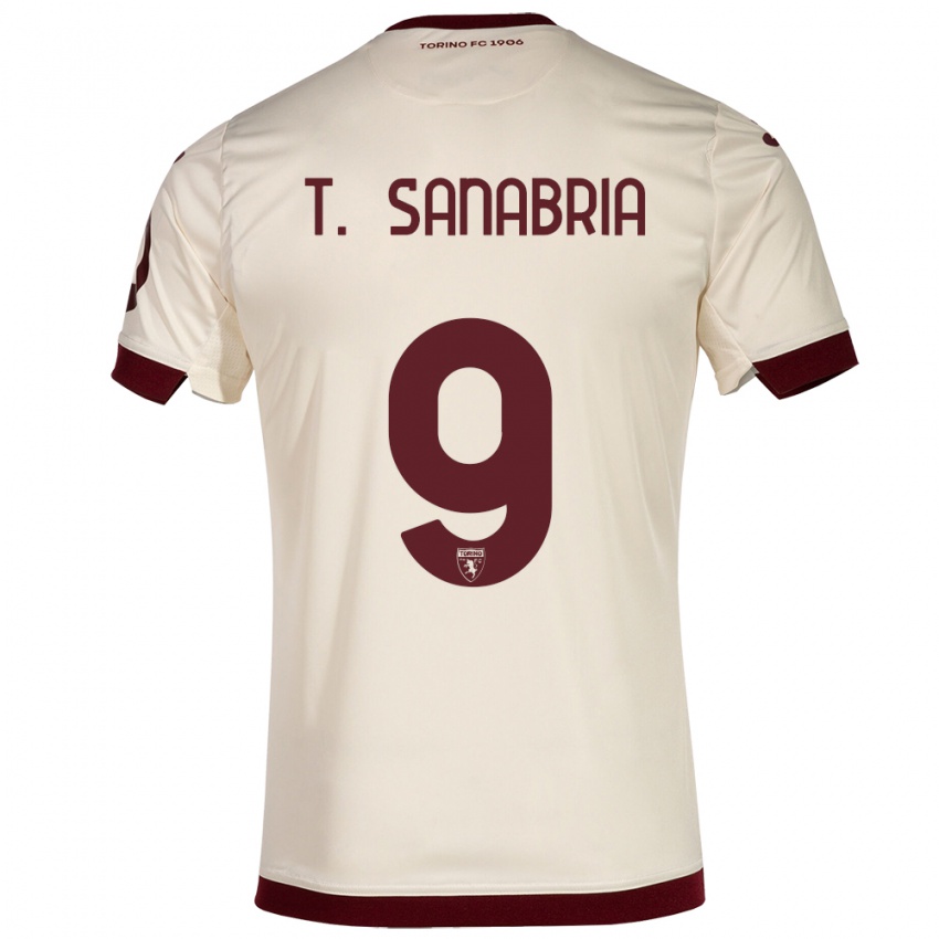Herren Antonio Sanabria #9 Sekt Auswärtstrikot Trikot 2023/24 T-Shirt Schweiz