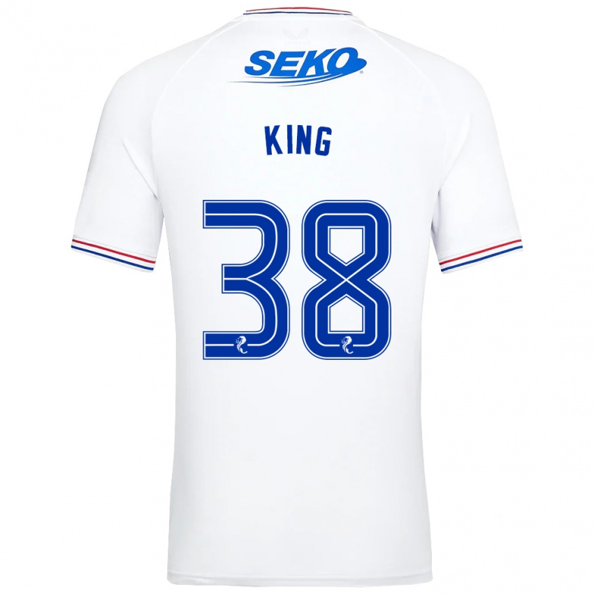 Herren Leon King #38 Weiß Auswärtstrikot Trikot 2023/24 T-Shirt Schweiz