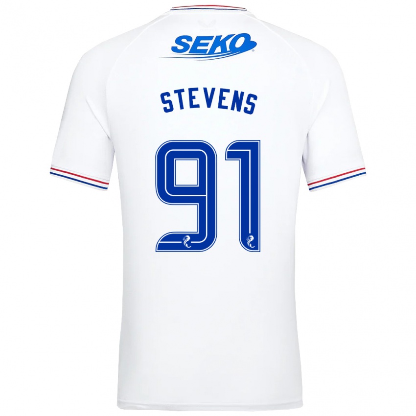 Herren Archie Stevens #91 Weiß Auswärtstrikot Trikot 2023/24 T-Shirt Schweiz