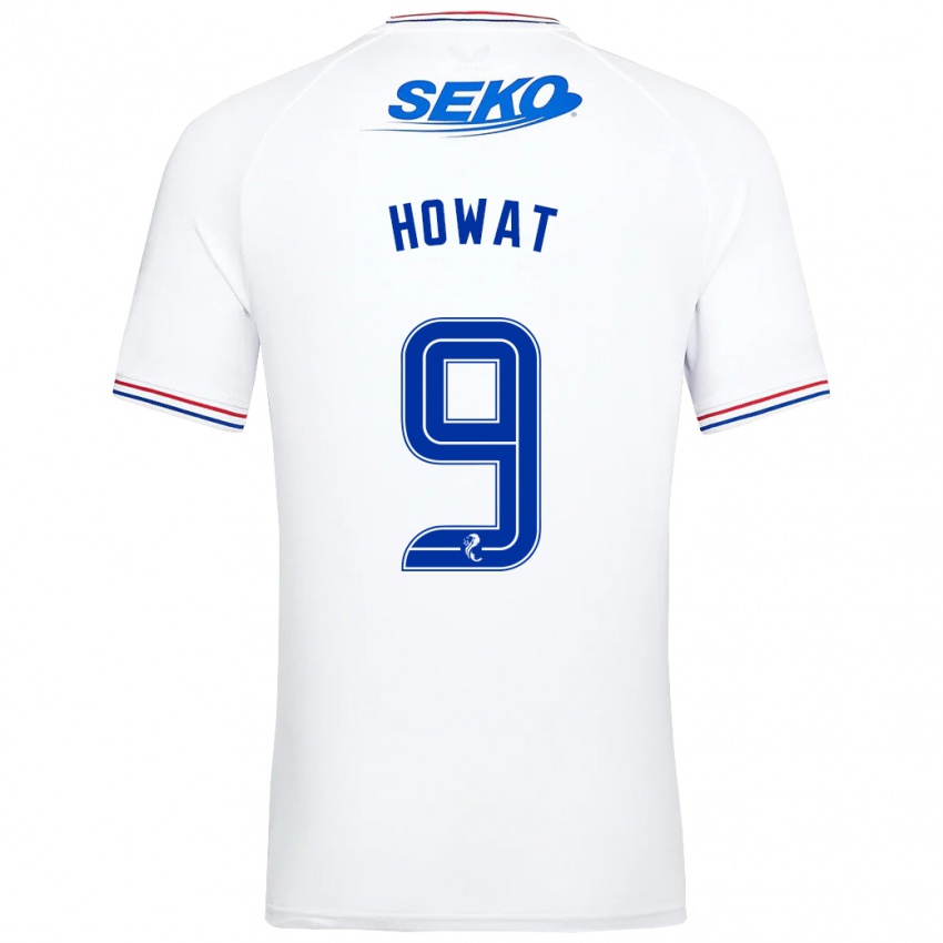 Herren Kirsty Howat #9 Weiß Auswärtstrikot Trikot 2023/24 T-Shirt Schweiz