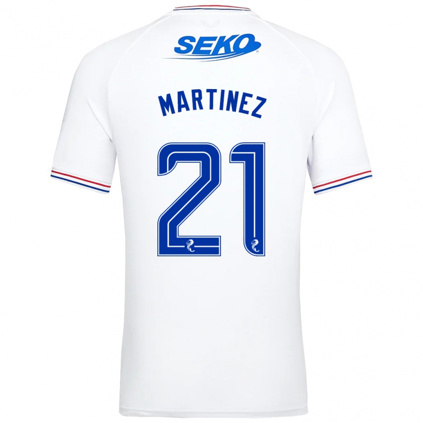 Herren Lisa Martinez #21 Weiß Auswärtstrikot Trikot 2023/24 T-Shirt Schweiz