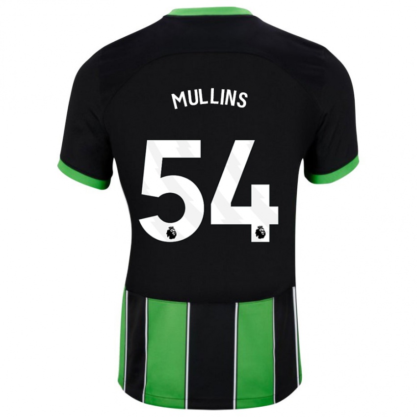Homme Maillot Jamie Mullins #54 Vert Noir Tenues Extérieur 2023/24 T-Shirt Suisse