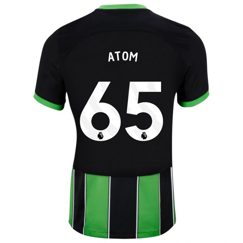 Herren Noel Atom #65 Schwarz Grün Auswärtstrikot Trikot 2023/24 T-Shirt Schweiz