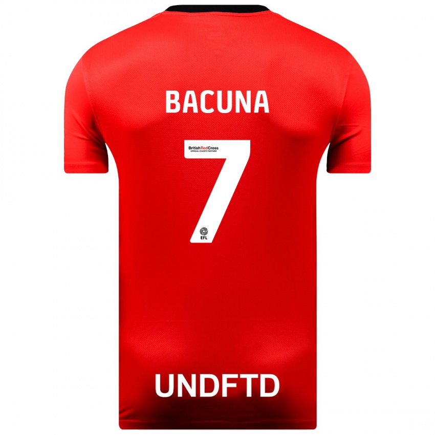 Homme Maillot Juninho Bacuna #7 Rouge Tenues Extérieur 2023/24 T-Shirt Suisse