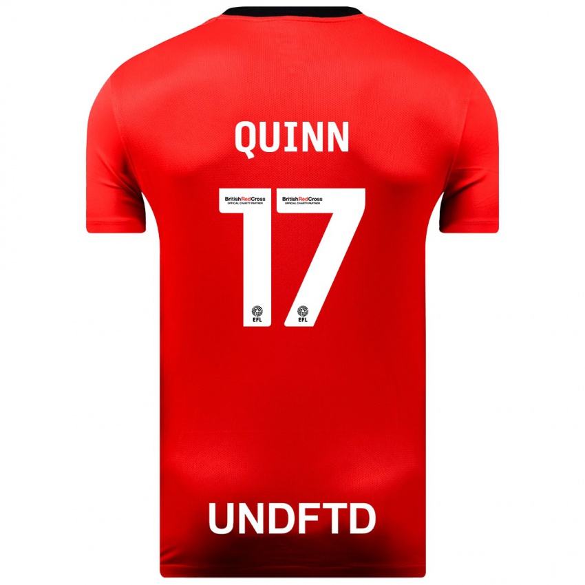 Herren Lucy Quinn #17 Rot Auswärtstrikot Trikot 2023/24 T-Shirt Schweiz