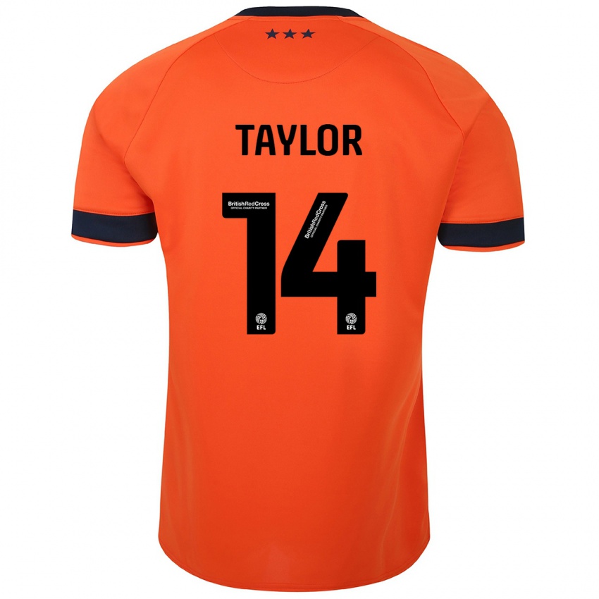 Herren Jack Taylor #14 Orangefarben Auswärtstrikot Trikot 2023/24 T-Shirt Schweiz