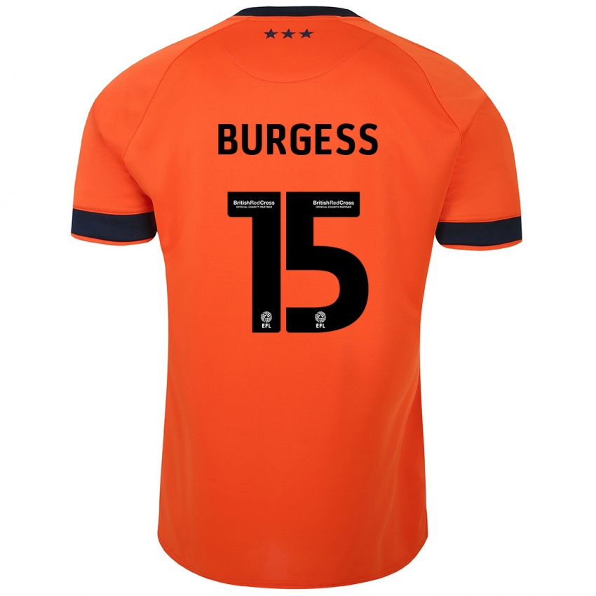 Herren Cameron Burgess #15 Orangefarben Auswärtstrikot Trikot 2023/24 T-Shirt Schweiz