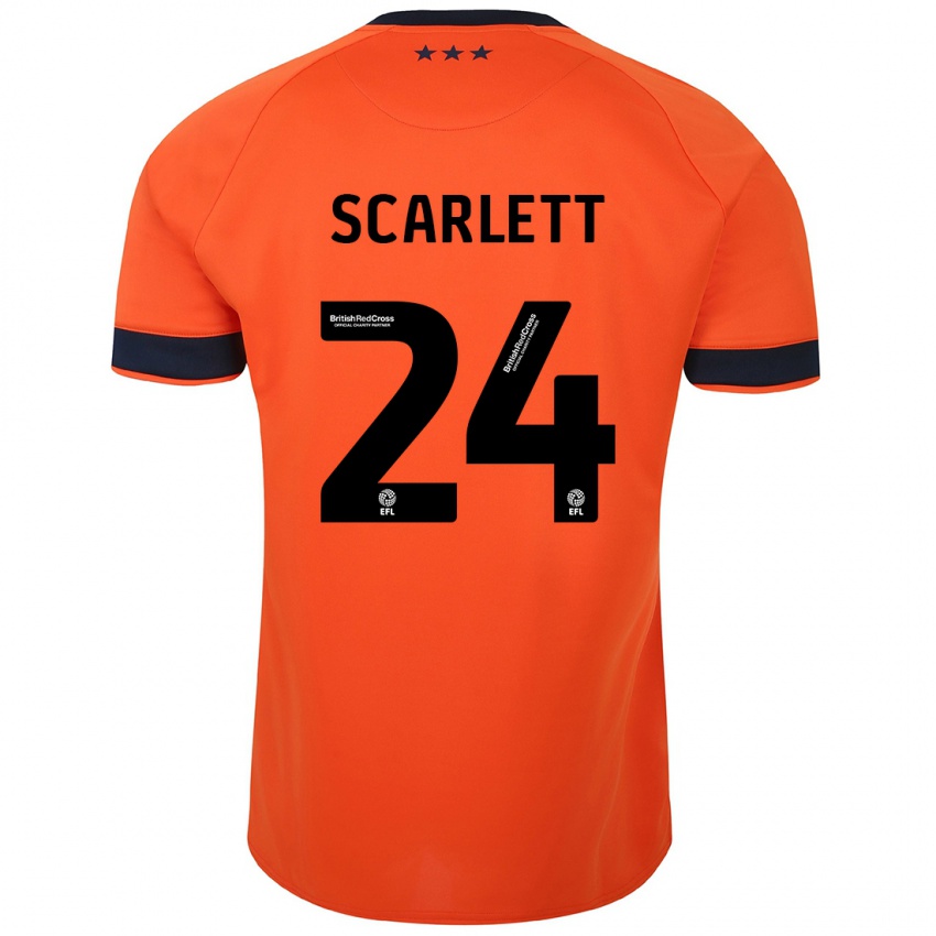 Homme Maillot Dane Scarlett #24 Orange Tenues Extérieur 2023/24 T-Shirt Suisse