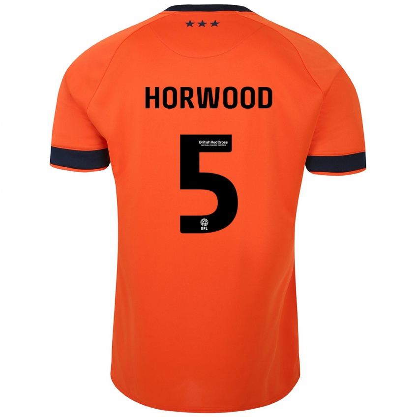 Herren Bonnie Horwood #5 Orangefarben Auswärtstrikot Trikot 2023/24 T-Shirt Schweiz