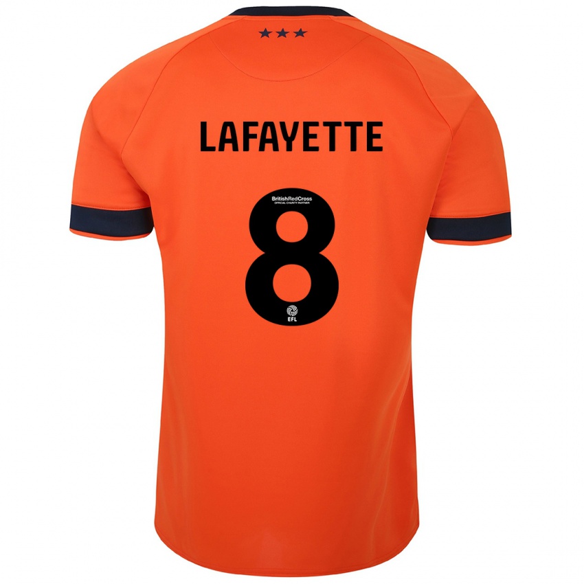 Herren Abbie Lafayette #8 Orangefarben Auswärtstrikot Trikot 2023/24 T-Shirt Schweiz