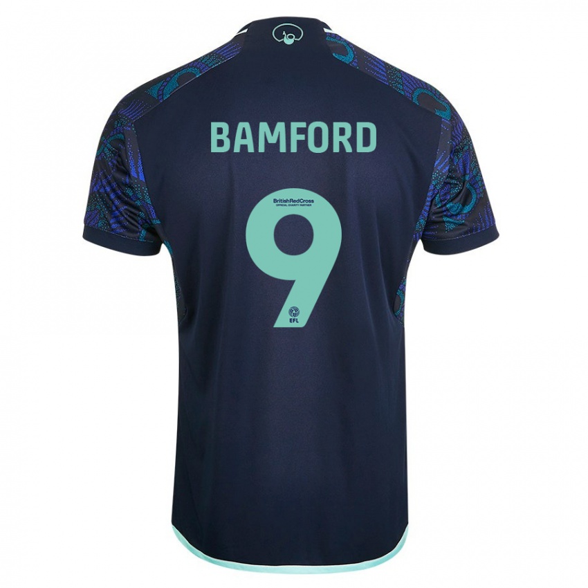 Homme Maillot Patrick Bamford #9 Bleu Tenues Extérieur 2023/24 T-Shirt Suisse