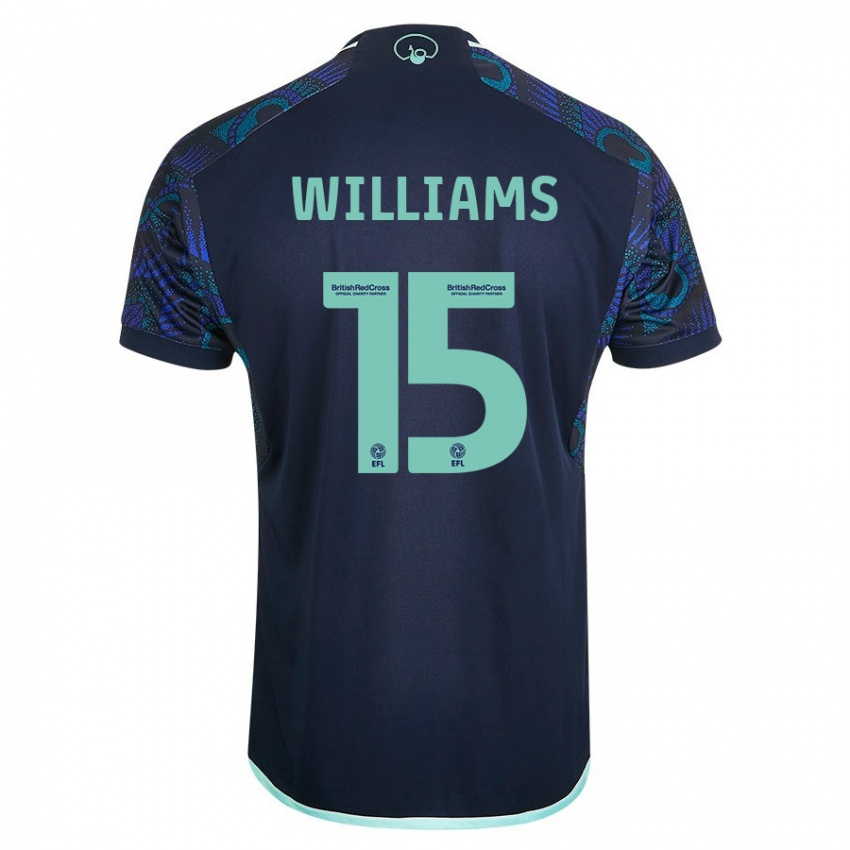 Homme Maillot Paige Williams #15 Bleu Tenues Extérieur 2023/24 T-Shirt Suisse