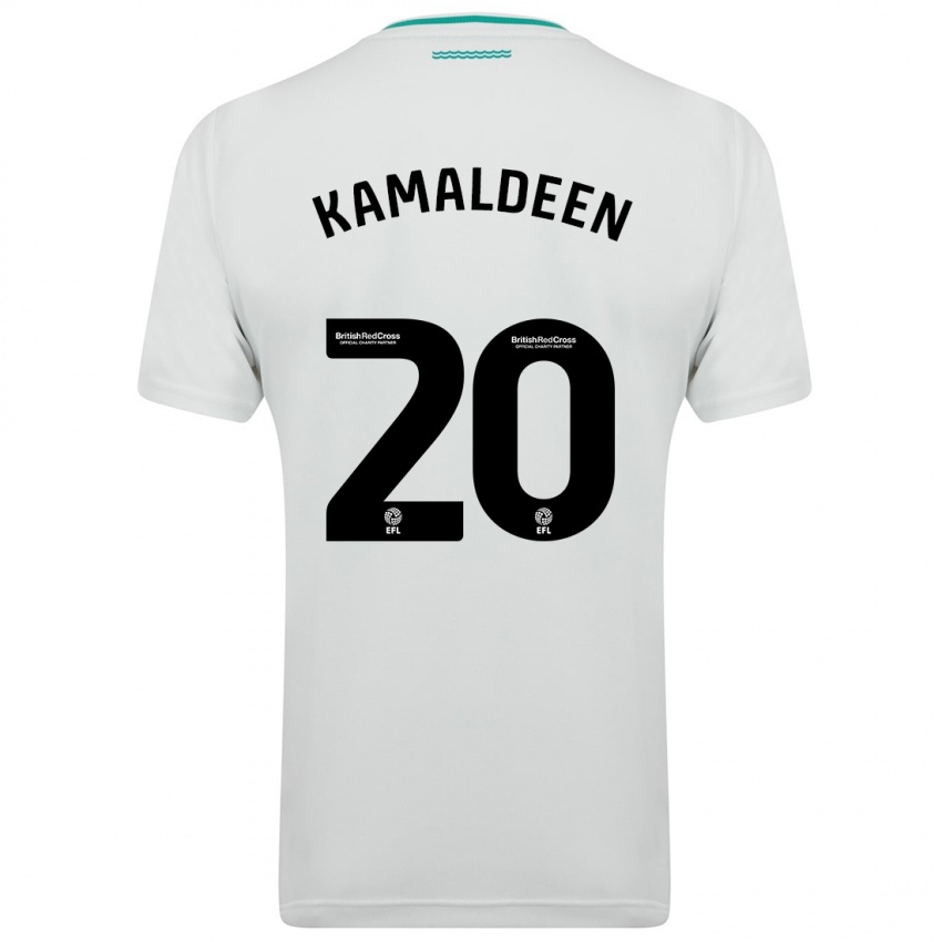 Homme Maillot Kamaldeen Sulemana #20 Blanc Tenues Extérieur 2023/24 T-Shirt Suisse