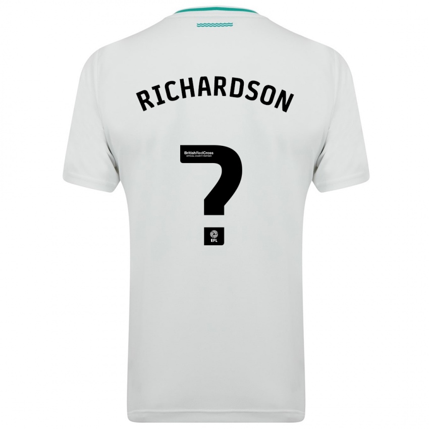 Herren Cale Richardson #0 Weiß Auswärtstrikot Trikot 2023/24 T-Shirt Schweiz