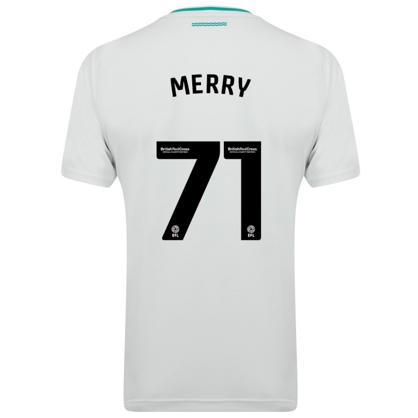 Herren Will Merry #71 Weiß Auswärtstrikot Trikot 2023/24 T-Shirt Schweiz