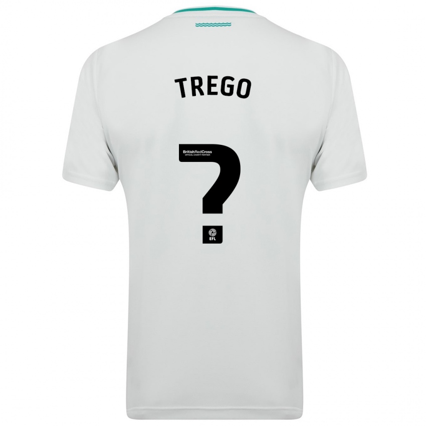 Homme Maillot Dexter Trego #0 Blanc Tenues Extérieur 2023/24 T-Shirt Suisse