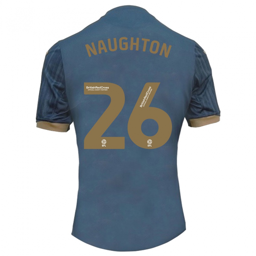 Herren Kyle Naughton #26 Dunkles Blaugrün Auswärtstrikot Trikot 2023/24 T-Shirt Schweiz