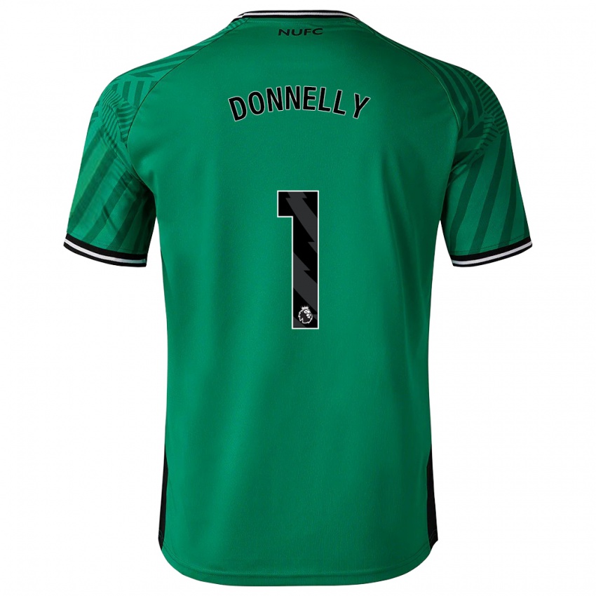 Homme Maillot Grace Donnelly #1 Vert Tenues Extérieur 2023/24 T-Shirt Suisse