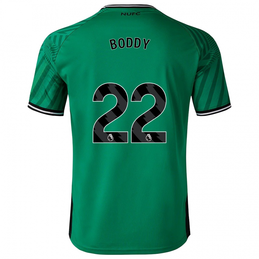 Homme Maillot Elysia Boddy #22 Vert Tenues Extérieur 2023/24 T-Shirt Suisse