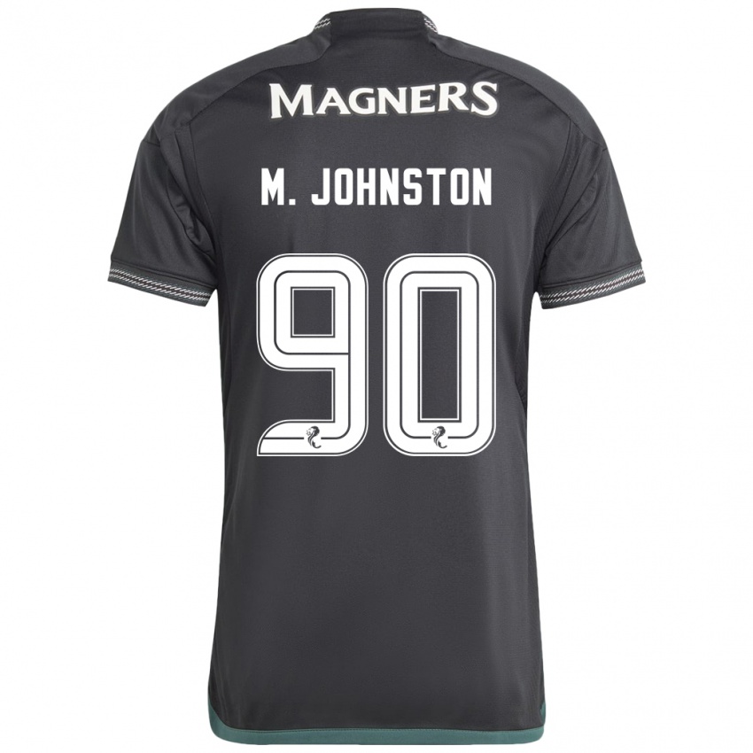 Homme Maillot Mikey Johnston #90 Noir Tenues Extérieur 2023/24 T-Shirt Suisse