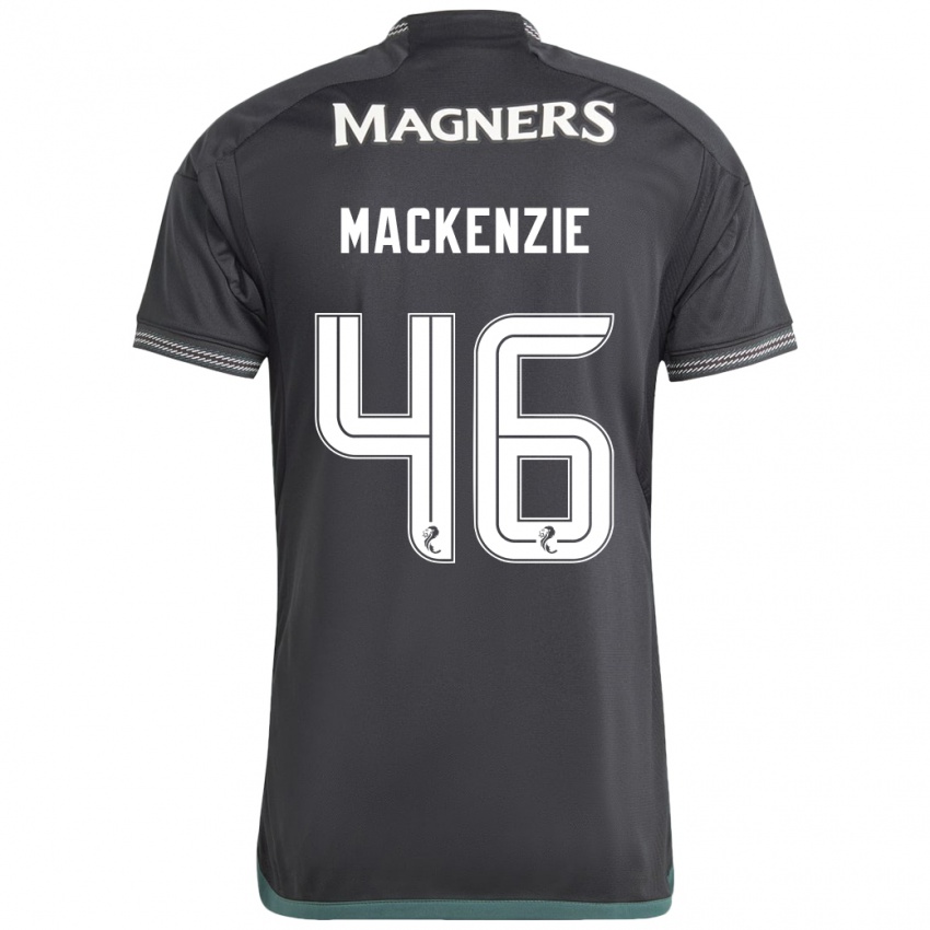 Homme Maillot Magnus Mackenzie #46 Noir Tenues Extérieur 2023/24 T-Shirt Suisse