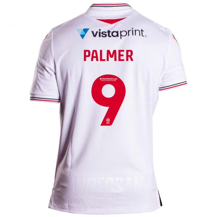 Herren Ollie Palmer #9 Weiß Auswärtstrikot Trikot 2023/24 T-Shirt Schweiz