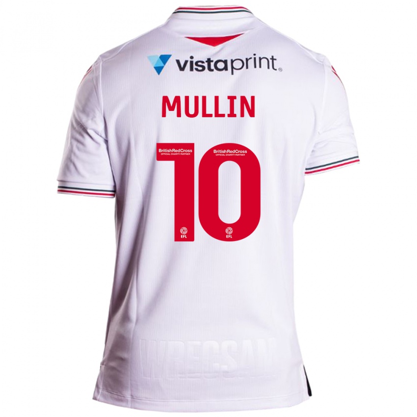 Herren Paul Mullin #10 Weiß Auswärtstrikot Trikot 2023/24 T-Shirt Schweiz
