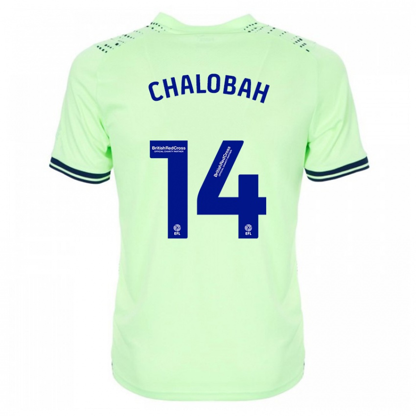 Homme Maillot Nathaniel Chalobah #14 Marin Tenues Extérieur 2023/24 T-Shirt Suisse