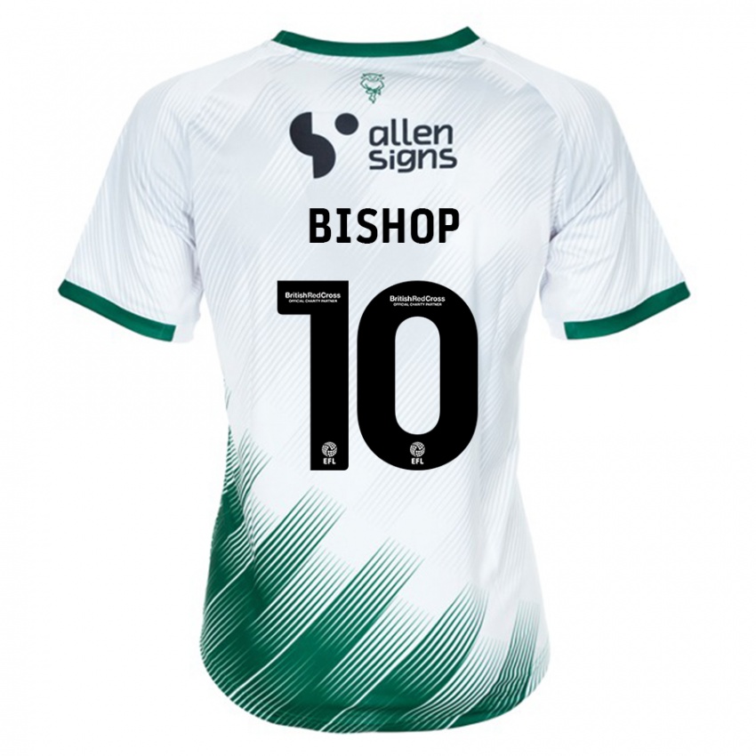 Herren Teddy Bishop #10 Weiß Auswärtstrikot Trikot 2023/24 T-Shirt Schweiz