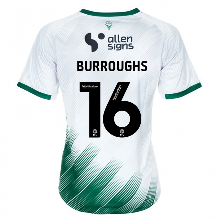 Herren Jack Burroughs #16 Weiß Auswärtstrikot Trikot 2023/24 T-Shirt Schweiz
