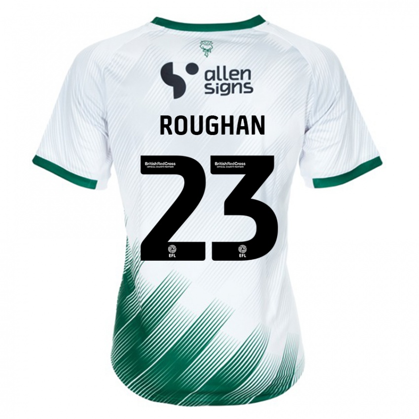 Herren Sean Roughan #23 Weiß Auswärtstrikot Trikot 2023/24 T-Shirt Schweiz