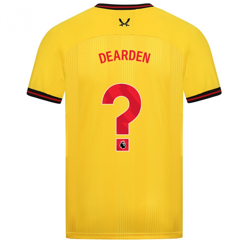 Herren Thomas Dearden #0 Gelb Auswärtstrikot Trikot 2023/24 T-Shirt Schweiz
