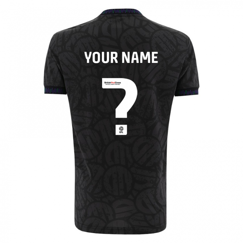 Herren Ihren Namen #0 Schwarz Auswärtstrikot Trikot 2023/24 T-Shirt Schweiz