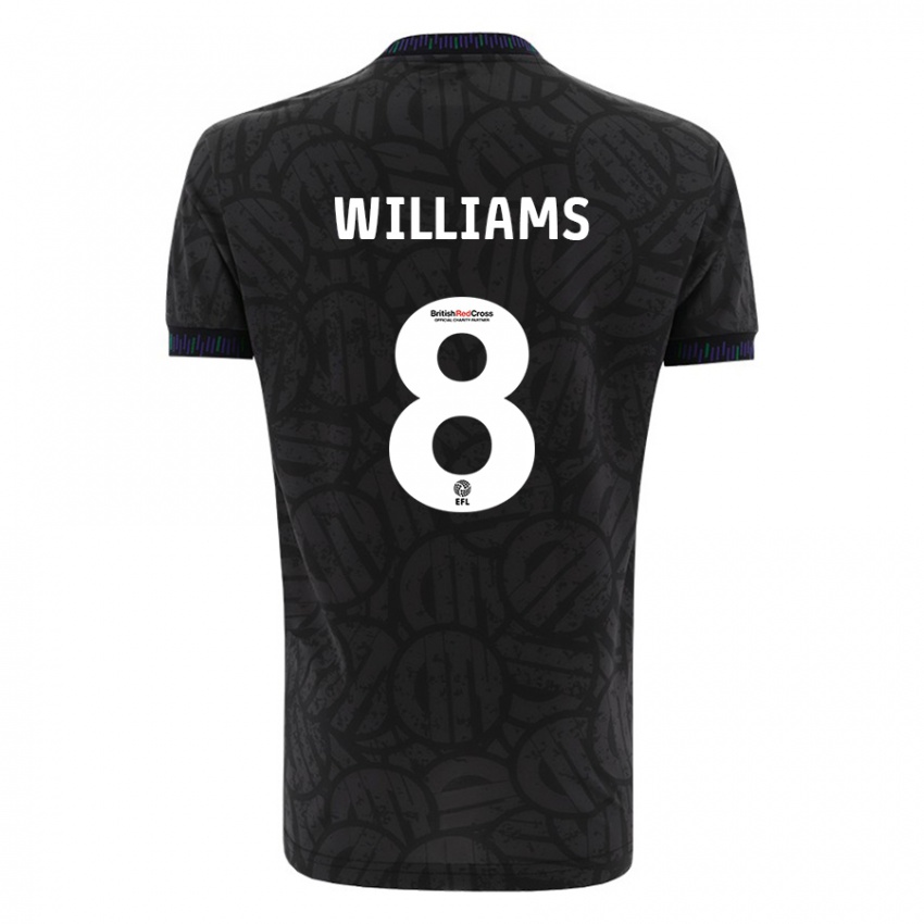 Herren Joe Williams #8 Schwarz Auswärtstrikot Trikot 2023/24 T-Shirt Schweiz